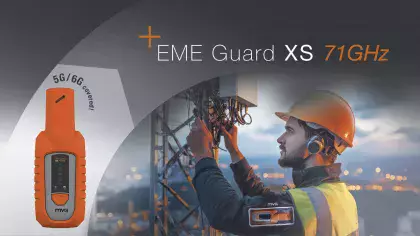 Press release: MVG Introduces the EME Guard XS 71 GHz: RF Safety PPM for 5G/6G Networks