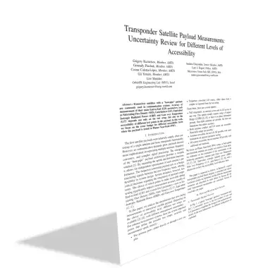 Transponder Satellite Payload Measurements: Uncertainty Review for Different Levels of Accessibility