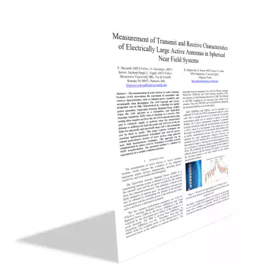 Measurement of Transmit and Receive Characteristics  of Electrically Large Active Antennas in Spherical  Near-Field Systems