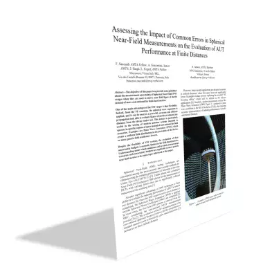 Assessing the Impact of Common Errors in Spherical  Near-Field Measurements on the Evaluation of AUT  Performance at Finite Distances