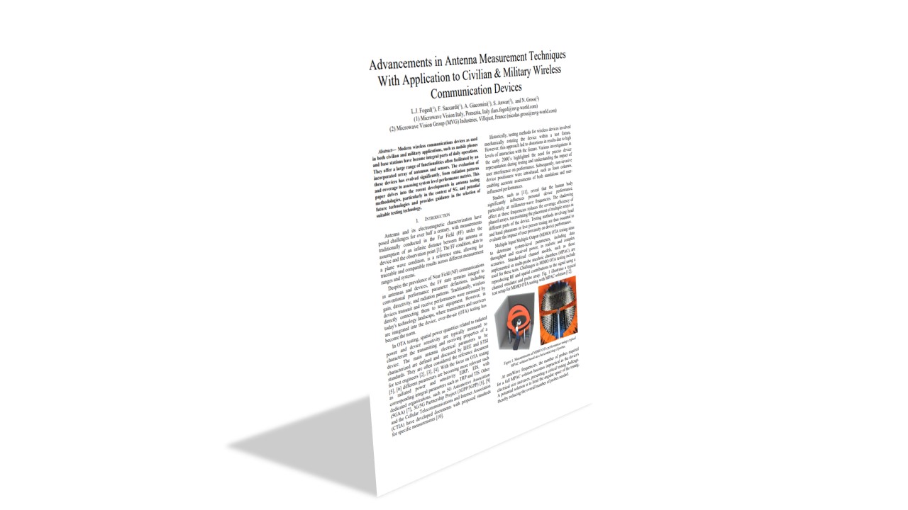 Advancements in Antenna Measurement Techniques With Application to ...